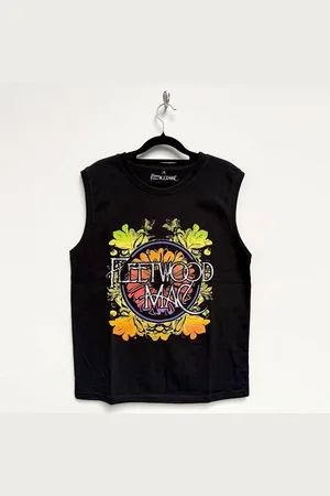 Fleetwood Mac Circle Floral Logo Tanktop - XL