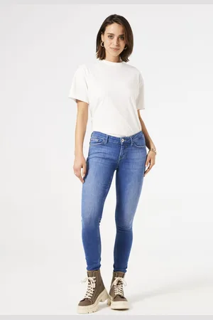 Garcia Riva Dames Skinny Fit Jeans Blauw