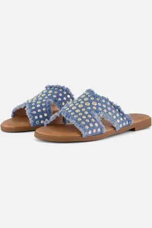 Ann Rocks Denim Slippers Synthetisch - Maat 37