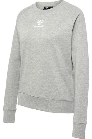 Hummel Damen Sweatshirt Hmlicons Woman Sweatshirt Grey Melange-XL