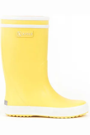 Aigle Lolly Pop 2 | Jaune/Blanc - Regenlaarzen - Maat 24