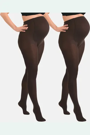 Mamsy 2-Pack Opaque Zwangerschapspanty 60den - - L