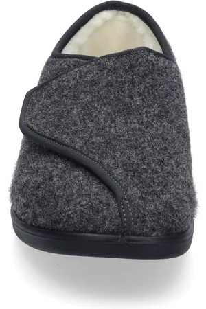 Josef Seibel Belfort 85 W | Hausschuh für Herren | Grau