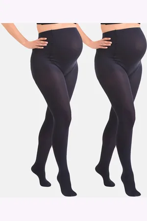 Mamsy 2-Pack Opaque Zwangerschapspanty 60den - - L