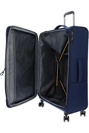 Merkloos Trolley met 4 wielen - lichtgewicht en praktisch - 77 cm - dress blue