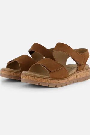 Feyn Sandalen cognac - Maat 43