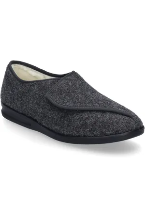 Josef Seibel Belfort 85 W | Hausschuh für Herren | Grau