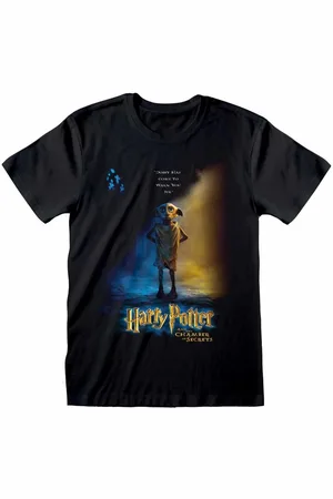 Harry Potter T-Shirt met Korte Mouwen Dobby Poster Uniseks - S
