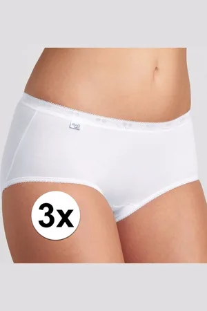 Sloggi Basic Midi Dames Slip - 3-pack - - Maat 38