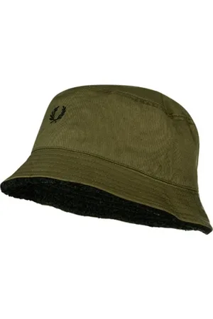 Fred Perry Reversible bucket hoed van teddy - Zwart/ - Maat L