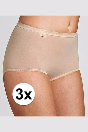 Sloggi 3x basic maxi senioren dames slip 48 - onderbroek
