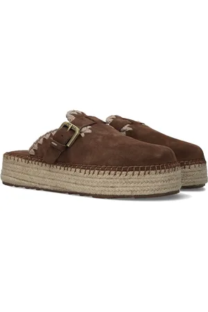 Mou Jute Clog Plain Sue Instappers - Dames - - Maat 40