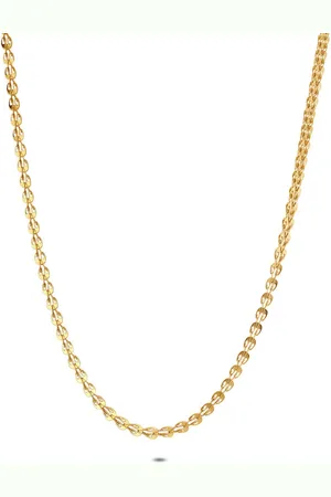 Twice As Nice Halsketting in goudkleurig edelstaal 40 cm