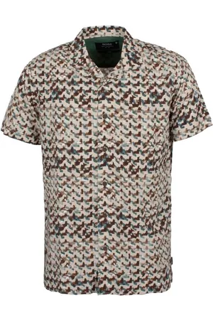 INDICODE INRamses Shirt met korte mouwen meerkleurig M Viscose Heren - Street wear