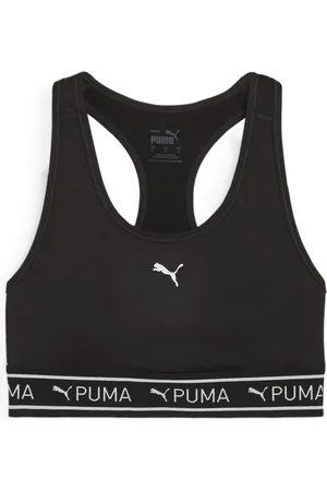 PUMA 4KEEPS ELASTIC BRA - P Dames Sportbeha - Black-2024 version - Maat M