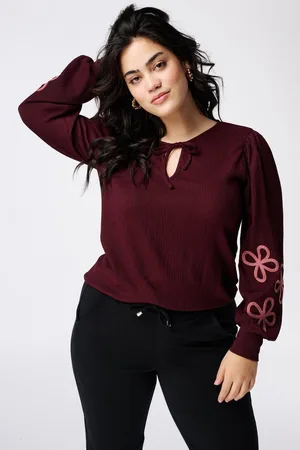 MS Mode Top Top met details op de mouwen
