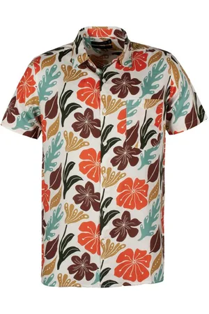 INDICODE INAskem Shirt met korte mouwen meerkleurig S Viscose Heren - Street wear