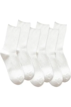 Merkloos Crew-sokken van premium katoen voor dames- Gebreide schattige esthetische sportsokken voor dames- Vrijetijdskleding cadeau voor vrouwen: crew-sokken van premium katoen