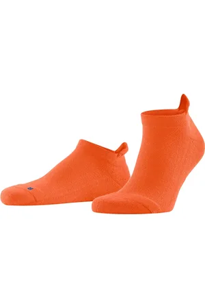 Falke Cool Kick anatomische pluche zool functioneel garen sokken Unisex oranje - Maat 44-45