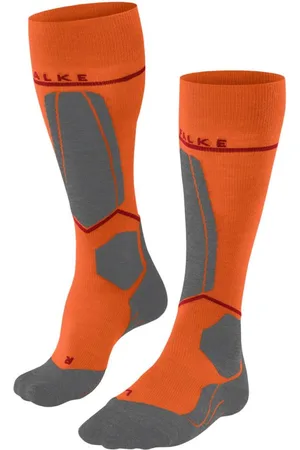 Falke SK4 Advanced Compression Light heren skiing kniekousen - (flash orange)
