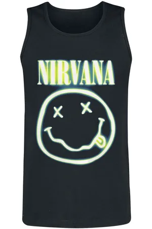 Nirvana Neon Logo Tanktop M Katoen