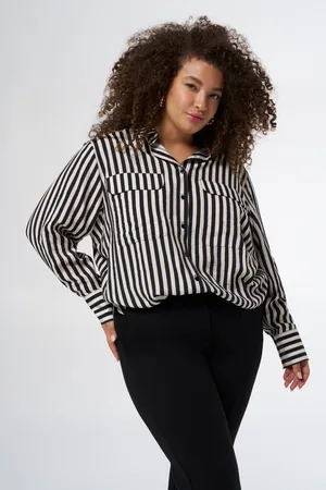 MS Mode Blouse Overhemd met zakken
