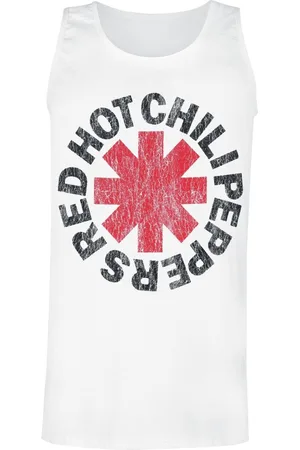Red Hot Chili Peppers Distressed Logo Tanktop L Katoen