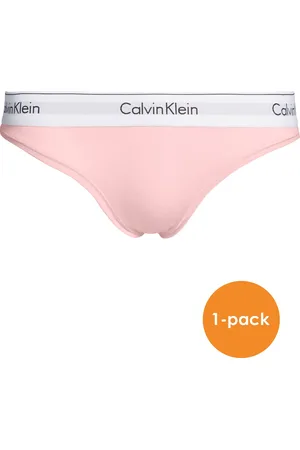 Calvin Klein Dames Modern Cotton slip - licht - Maat: L