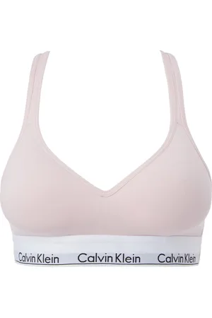 Calvin Klein Dames Modern Cotton bralette top - met voorgevormde cups - licht - Maat: S
