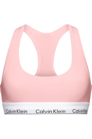 Calvin Klein Dames Modern Cotton bralette top - ongevoerd - licht - Maat: XL