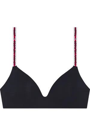 Tommy Hilfiger Dames Nature Tech triangel BH - katoen met modal gevoerd - donkerblauw - Maat: 80A