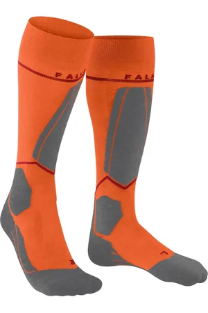 Falke SK4 Advanced Compression Light heren skiing kniekousen - (flash orange)