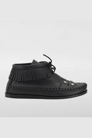 Isabel Marant Anny Fringed Leather Moccasins Wo - Oxford Shoes