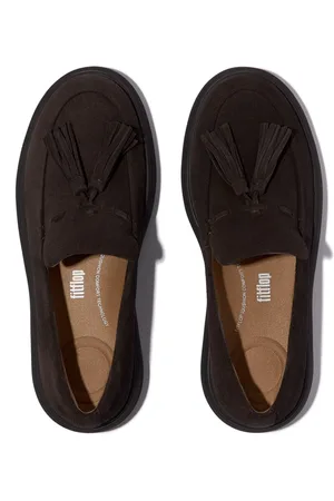 FitFlop IQ-Comff Tassel Suede Loafers - Maat 36