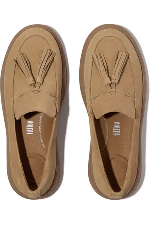 FitFlop IQ-Comff Tassel Suede Loafers - Maat 40