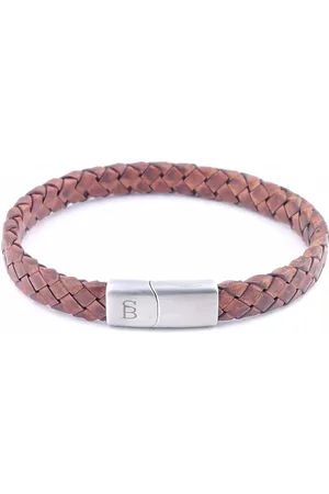 Steel & Barnett Armband Riley Bruin heren
