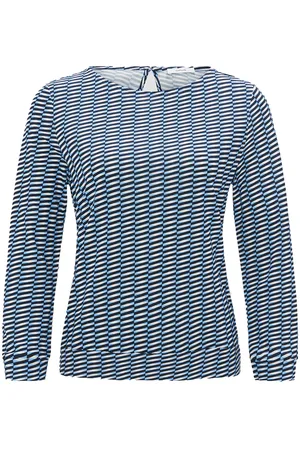 Opus Top Susta Blauw dames