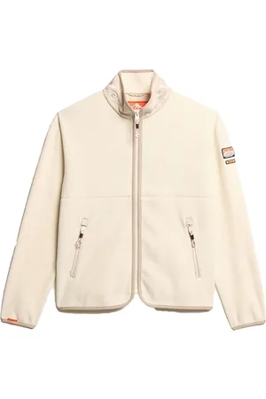 Superdry Fleecevest Active Wit dames