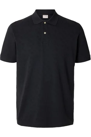 SELECTED Polo Paul Jacquard Blauw heren