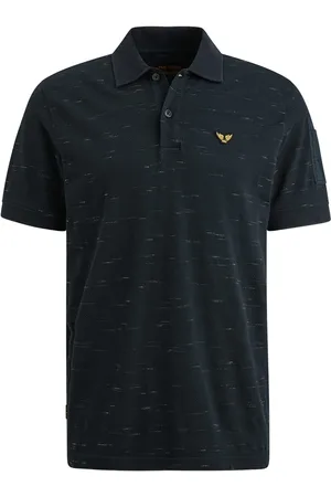 PME Legend™ Polo Jacquard Blauw heren