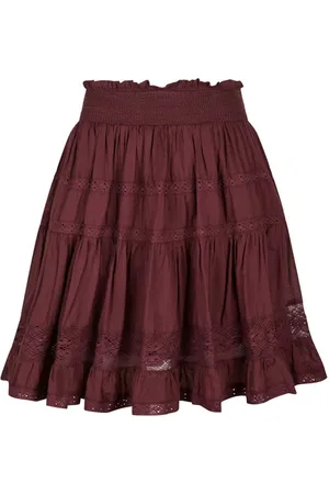 Neo Noir Rok Callia Voile Rood dames