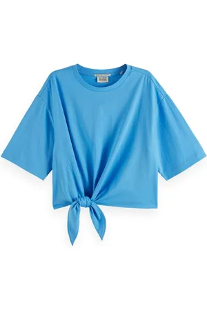 Scotch&Soda Top Knotted Blauw dames