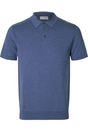 SELECTED Polo Berg Blauw heren