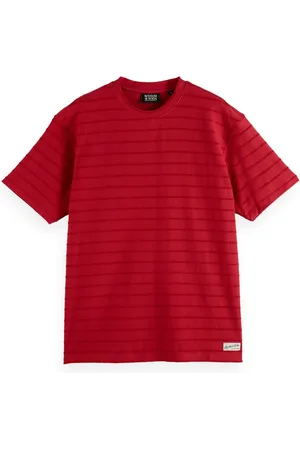 Scotch&Soda T-shirt Towelling Striped heren