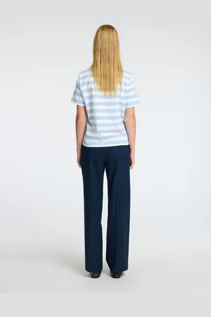 SELECTED T-shirt Essential Blauw dames