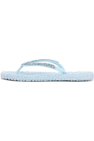 Ilse Jacobsen Teenslipper Glitter Blauw dames