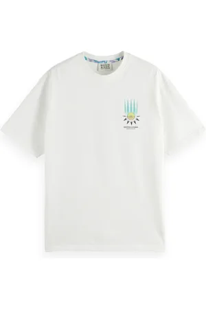 Scotch&Soda T-shirt Front and Back Artwork heren