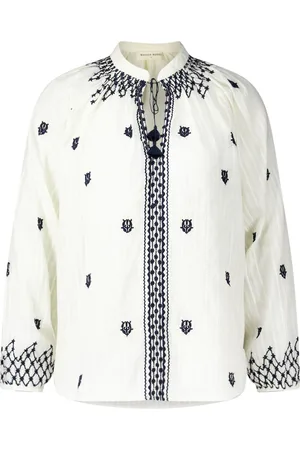 MAISON HOTEL Blouse Santorini Sybille Wit dames
