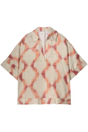 Summum Woman Blouse Faded Ikat dames