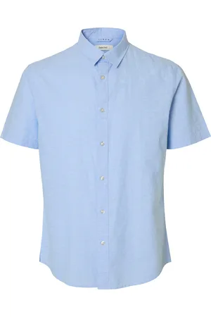 SELECTED Overhemd Reg-Sun Blauw heren